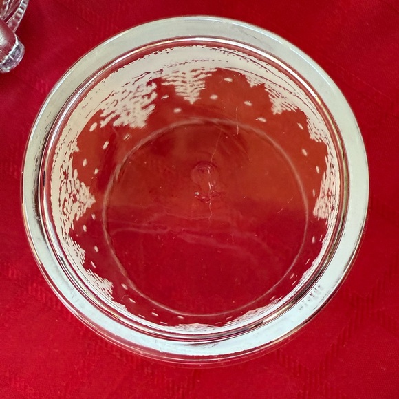 Libbey clear and white snowy tree vintage tumbler glasses. Set of 2 - Picture 3 of 4